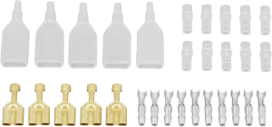 Dual Female Terminal Set Silver