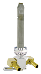 Power-flo Dual Outlet Reserve Fuel Valve Silver, 3, nordicamoto.ro
