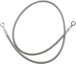 Extended Length Brake Line Silver Oversize [+152 mm (6'')], 1, nordicamoto.ro