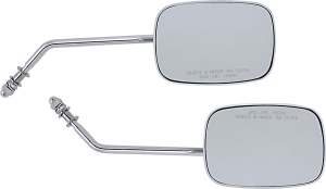 Oem-style Rectangular Mirrors Chrome, 2, nordicamoto.ro