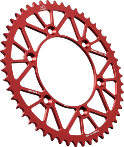 JT SPROCKETS Aluminum Rear Sprockets Red 