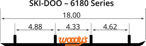 Extender Trail Iii Flat-top® Wear Bars Black