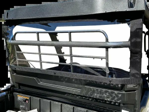 Utv Rear Windscreen Black 