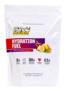 Pudră pentru băutură cu electroliți Ryno Power HYDRATION FUEL Fruit Punch, 907 g, 20 de porții