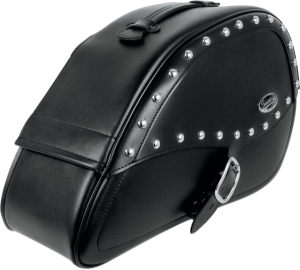 Rigid-mount Specific Fit Teardrop Saddlebags Black