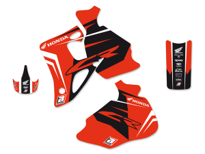 Dream 4 Graphics Kit Black, Orange, Red, White