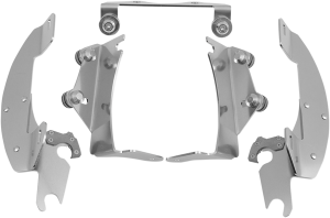 Fats/slim Windshield Trigger-lock Complete Mount Kit Polished, 1, nordicamoto.ro