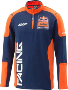 Pulover KTM Replica Team Halfzip Orange Navy