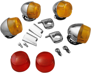 Complete Marker Light Kits Chrome