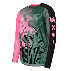 Tricou USWE Kalk Cartoon Off-Road Pink