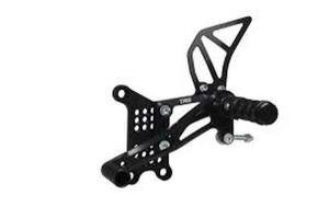 Rearset/footrest Anodized, Black