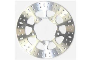Round D-series Scooter Brake Rotor Silver, Stainless Steel