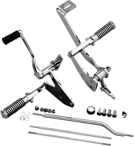 Forward Control Kit With Pegs Silver