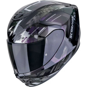 Casca integrala SCORPION EXO-391 CLUTTER M Negru/Rosu, 4, nordicamoto.ro