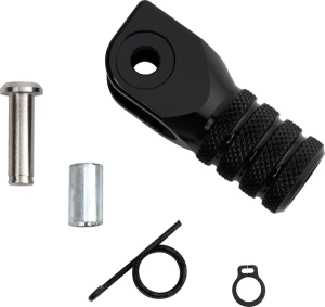 Knurled Shift Tip Black 