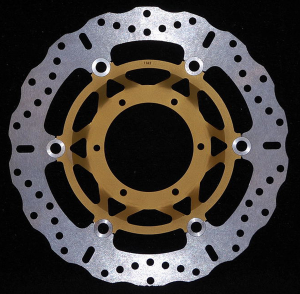 Contour X Series Brake Rotor Gold, Silver, Stainless Steel