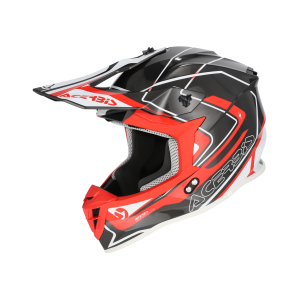 Casca Acerbis Linear 22-06 Gri/Rosu