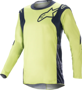 Tricou Alpinestars Racer Hoen Navy/Green, 3, nordicamoto.ro