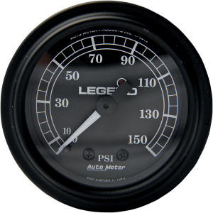 Fairing Mounted Led Backlit Psi Gauges Black