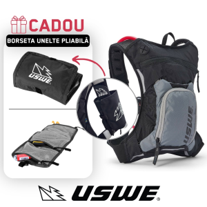 Rucsac Hidratare USWE Moto Hydro 3 Carbon Black, nordicamoto.ro