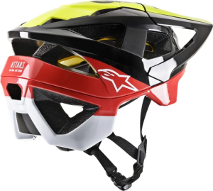Casca MTB Alpinestars Vector Tech Glossy Black/Fluo Yellow/Red S, 2, nordicamoto.ro