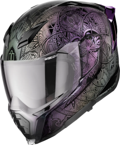 Ultraflite Opal Mandala Mips Helmet Silver, Purple , nordicamoto.ro