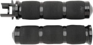 3-ring Air Cushioned Grips Black, 1, nordicamoto.ro