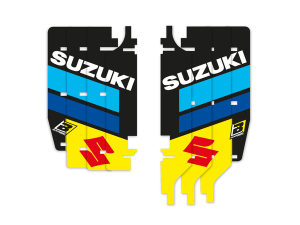 Replica Rad Louver Graphics Black, Blue, Yellow