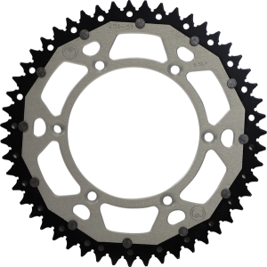 MOOSE RACING Pinion dublu argintiu, 2, nordicamoto.ro