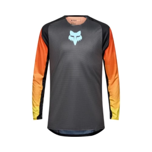 Tricou Fox MX-Flexair Grid Negru/Portocaliu, nordicamoto.ro