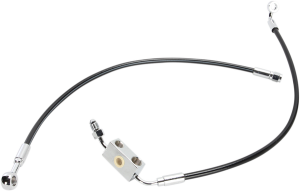 Extreme Response Front Dot Brake Line Kit For Abs Black, Chrome