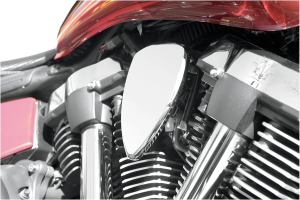 Mini Teardrop Engine Cover Chrome, 1, nordicamoto.ro