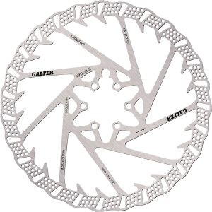 Shark 6-bolt Bicycle Brake Rotor Silver, 1, nordicamoto.ro