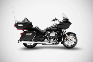 4.33 Inches Slash-cut Slip-ons Muffler For Hd-touring E3 Black, 4, nordicamoto.ro