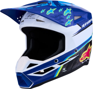 Casca Copii Alpinestars SM3 Falcon Albastru/Negru/Roz, nordicamoto.ro