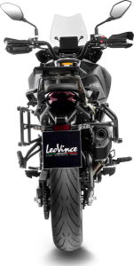 Tobă de eșapament LeoVince LV-14 Black Edition Slip-On pentru Benelli TRK 702, 3, nordicamoto.ro