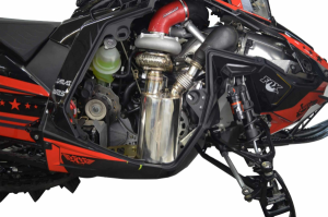 SPI Lightweight Muffler Polaris Matryx Boost Stainless Steel