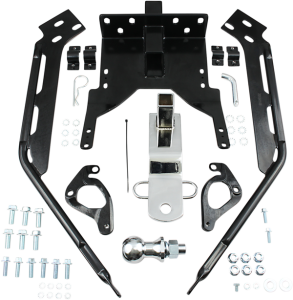 Bolt-on Trailer Hitch With Ball Chrome, 3, nordicamoto.ro
