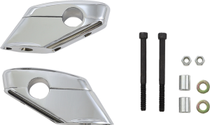 Liner Pullback Handlebar Riser Silver, 2, nordicamoto.ro