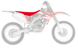 Pyramid Seat Cover Red, 1, nordicamoto.ro