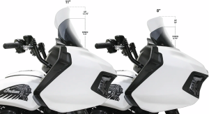 Flare Indian Windshield Black
