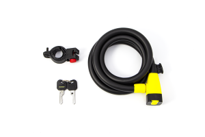 Spiral Lock Spirale City/coiled Cable Black, Yellow, 2, nordicamoto.ro