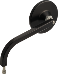 No. 7 Standard 3-1/4(r) Round Mirror Black, Anodized