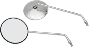 Yamaha Classic Chrome Mirrors Silver