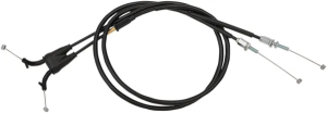 MOOSE RACING Black Vinyl Throttle Cable Black 