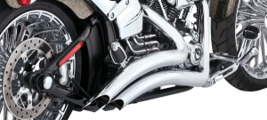 Big Radius Exhaust System Chrome, 2, nordicamoto.ro