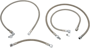Stainless Steel Braided Oil Line Kit Stainless Steel