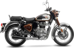 Tobă de eșapament LeoVince Classic Racer Black Edition Slip-On pentru Royal Enfield Meteor 350 (2021-2025), 4, nordicamoto.ro