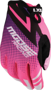 Youth Sx1 Gloves Pink, Black 