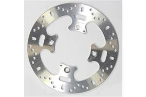 Round Fixed Brake Rotor Silver, Stainless Steel